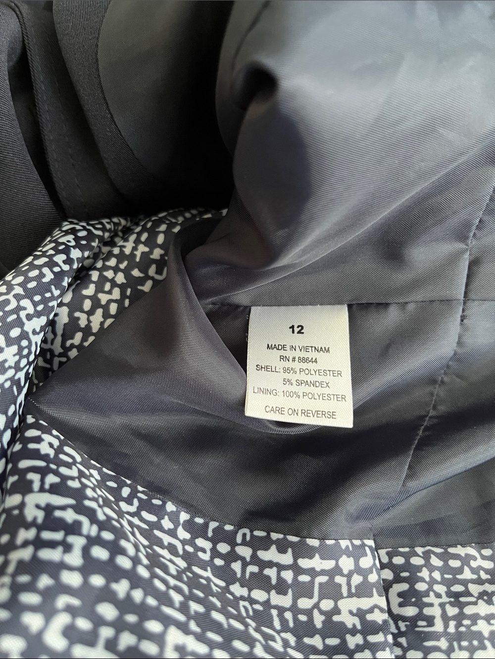 Emily size 12 Navy Blazer Jacket - Picture 4 of 4
